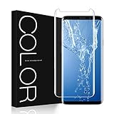 G-Color Screen Protector for Galaxy S9 Plus,[3D Glass][Case Friendly] [Full Adhesive] [High Response] Tempered Glass Screen Protector for Samsung Galaxy S9 Plus