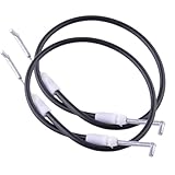 81371-1E000 2Pcs/Set Car Front Door Inner Handle Release Lock Wire Cable Fit For Kia Rio for Hyundai Accent 2006 2007 2008 2009-2011 practical