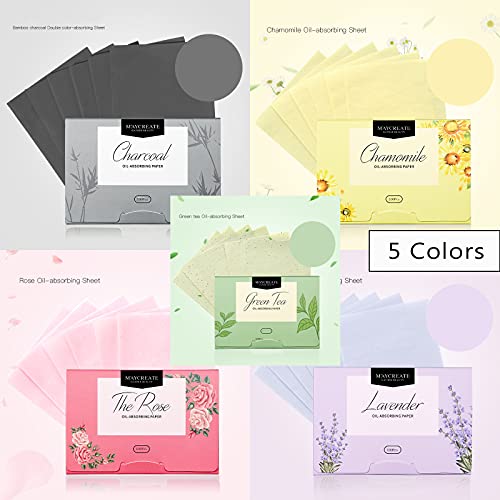 Öl-Löschpapier 500 Blatt Gesichtsöl Blotting Paper Halten Sie die Haut frisch und glatt, verhindern Sie Akne, Die für Die Gesichtspflege Verwendet Wird und für Die Meisten Szenen Geeignet ist