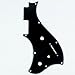 (F35) Replacement Guitar Pickguard For PRS Paul Reed Smith Mira,3ply black