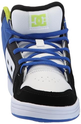 DC Boy's Unisex-Child Manual V Hi Skate Shoe, Black/Blue/Green, 11.5 Little Kid2