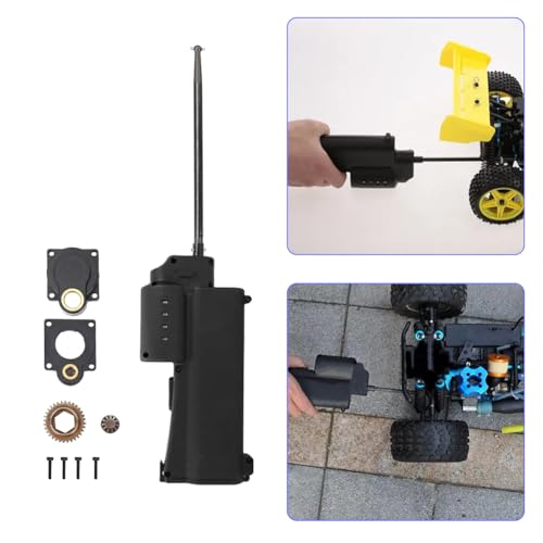Tiiyee RC Handheld Power Starter, reemplazo de cubierta de taladro para motor HSP 540 1/10, control remoto portátil eléctrico miniatura 5