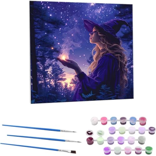 ޏ݂ G Paint by Numbers hG Lbg l ʂ肦 lphGLoXNtg  LoXA[g uVƃANG̋, ItBX CeA rO, ւ̃Mtg 45x45cm (t[