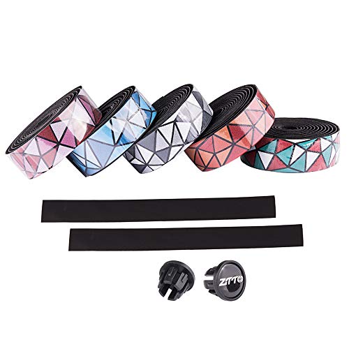 Loijon 2 pcs EVA Fitas de Guiador de Bicicleta de Estrada Fitas de Guiador de Bicicleta Wraps com Ta