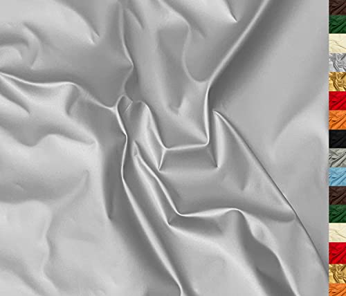 A-Express Soft Faux Leather Fabric Spandex Stretch Smooth Matt Matte Leatherette Vinyl Material 140cm 55" Wide 230gsm One Way Stretch Sold Per Meter