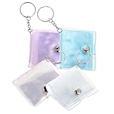 STOBAZA 8pcs Mini Photo Album Keychain Pocket Photo Storage for Anniversary Wedding Bag Decor