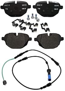 Amazon.com: Rear Brake Pads & Wear Sensor Genuine For BMW G30 G31 530e ...
