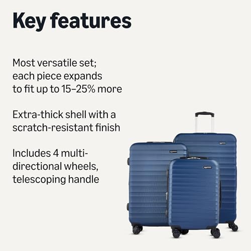 Amazon Basics 3-Piece Luggage Set