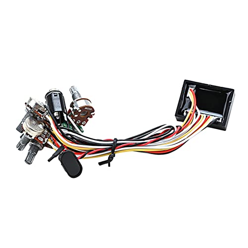 Micro basse avec préampli circuit égaliseur actif passif 3 bandes pour guitare électrique
