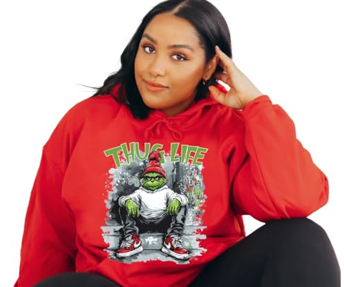THUG LIFE Sweatshirt, Thug Life Christmas Sweatshirt, Grinc Shirt, Wonderful Time T Shirt, Trendy Christmas Sweatshirt, Christmas Hoodie, Christmas Gift.2