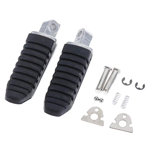 Amuzocity 2 Uds. Reposapiés de Motocicleta Pedal de Aluminio para Suzuki Hayabusa Cover