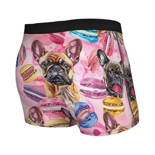 Men's Underwear Cute French Bulldog Dogs Boxer Briefs Breathable Comfortable2