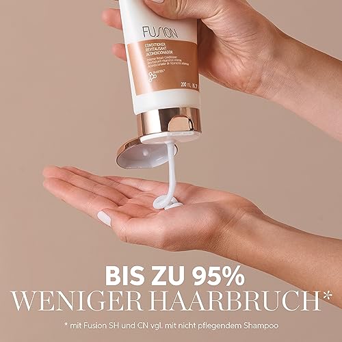 Foto von Wella Professionals Fusion Intense Repair Conditioner – tiefenreparierende Haarspülung mit Aminosäuren – intensive Haarpflege für kaputtes Haar – glättender Deep Conditioner gegen Haarbruch – 200 ml
