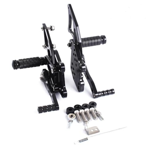 Commandes Reculées Ninja 300 en Aluminium CNC : Repose-Pieds Premium Réglables