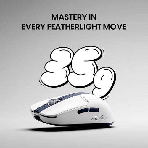 Image of Pulsar Gaming Gears X2 Crazylight Wireless Gaming Mouse, Ultra Lightweight 1.27 oz (36g), Optical Switch, 32000 DPI, 750 IPS, XS-1 Sensor, 8k Compatible (Mini, Bruce Lee 85th Edition)