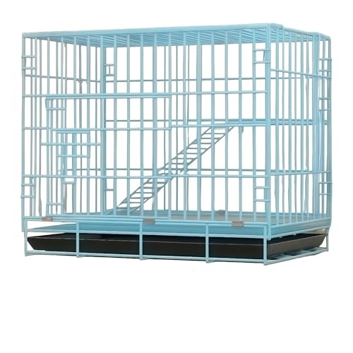 組み立て不要 大型 折りたたみ 猫ケージ 2段 トイレ付き 金属鉄 防錆 屋外 室内用 付属品一式付き おしゃれ 子猫用ゲージ マルチドア設計 通気性が良い キャットケージ 引き出し式トレイ 掃除しやすい 広々空間 収納便利 静音設計 留守番 脱走防止 多