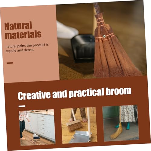 Veemoon Asiatischer Strohbesen Mit Stiel – Natürlicher Feger Für Innenhof - Garage Und Küche - Ideal Für Zum Und Reinigen Retro Design Für Stilvolle Haushaltsdekoration – Bild 4
