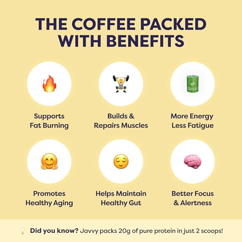 Image of Javvy Protein Iced Coffee - Premium Whey Protein & Iced Coffees, 100% Natural Cold Brew, Zero Artificial Flavors & Sweeteners, 80mg Caffeine, No Added Sugar, 20 Servings, Original, 1 Pack