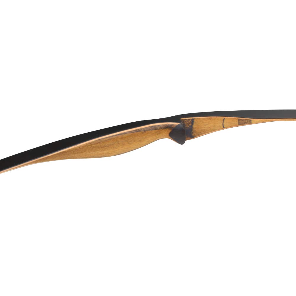 54" Arco ricurvo con frecce 10-35 libbre Longbow Tradizionale Fatto a Mano Caccia con L'Arco per la Pratica del Bersaglio all'aperto Mano Destra