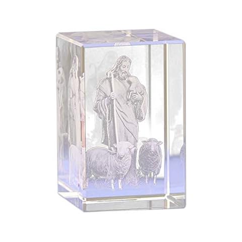 VOSAREA Stylish Crystal Jesus Figurine Decor Cover