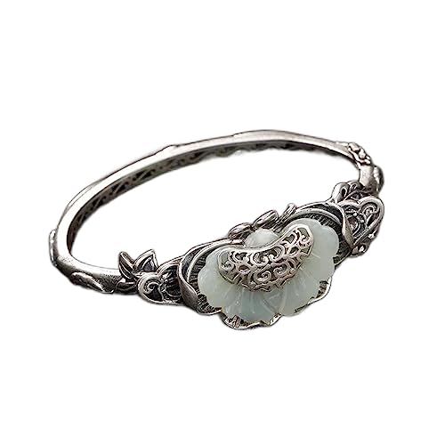 Bracelet en argent sterling S925 style rétro chic et luxe discret pour femme