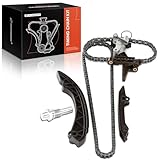 A-Premium Engine Timing Chain Kit W/Tensioner & More [fits DOHC, 6Cyl] Compatible with BMW [E85 E83 E60 E61 E46 E39 E36 E34], M3 94-99, X3, X5, Z3, Z4 & 323Ci, 323i, 325i, 330i, 525i, 528i, 530i