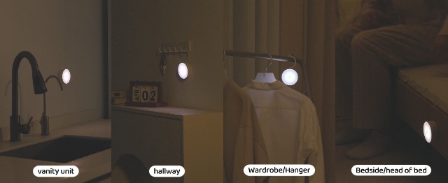 Image of WANIDEA Under Cabinet Lights 3 Pack, Rechargeable LED Dimmable Puck Lights with Remote Control, Touch Tap Light for Kitchen, Cabinet, Closet, Counter