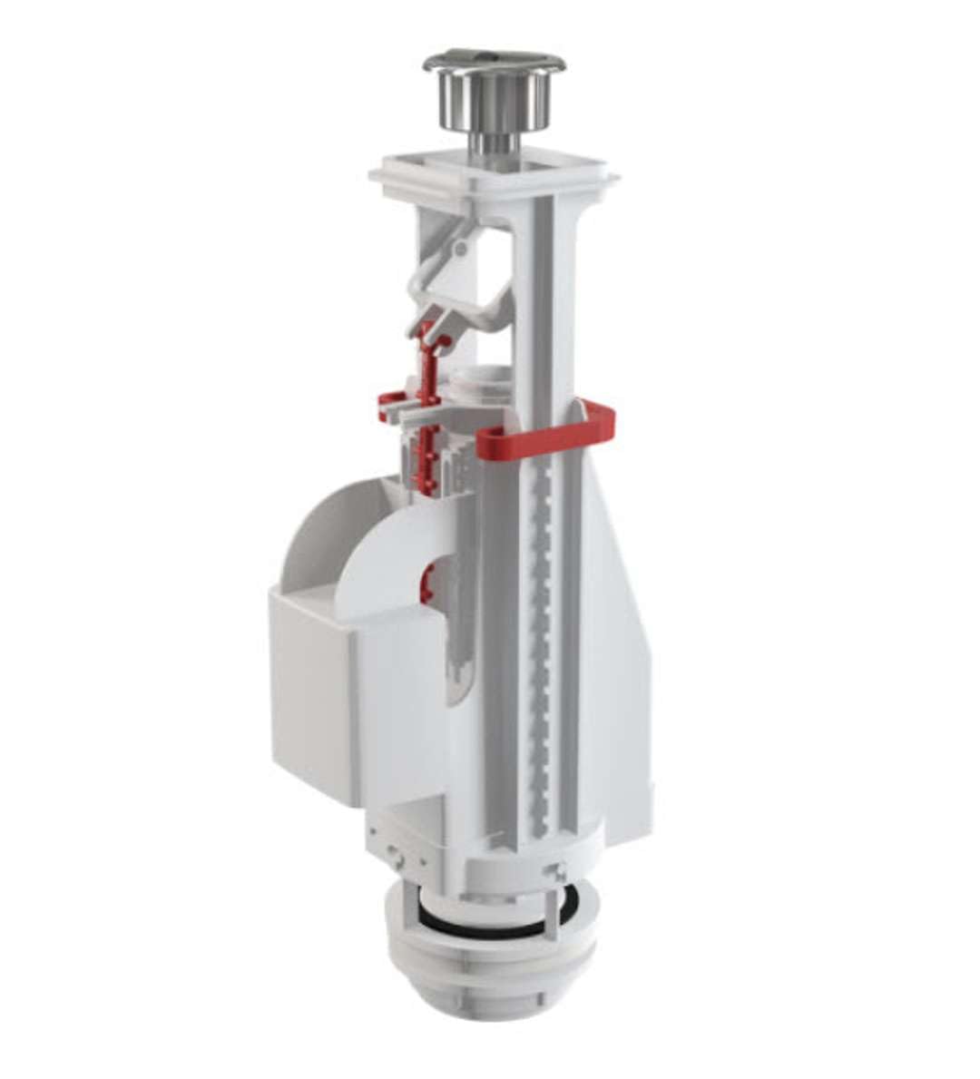 Ceramic Cistern Set Waste Valve with Double Button 3/6L Flushing Mechanism for WC