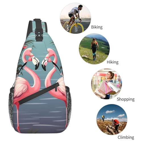 Mochila cruzada pequeña para senderismo unisex miniatura 5