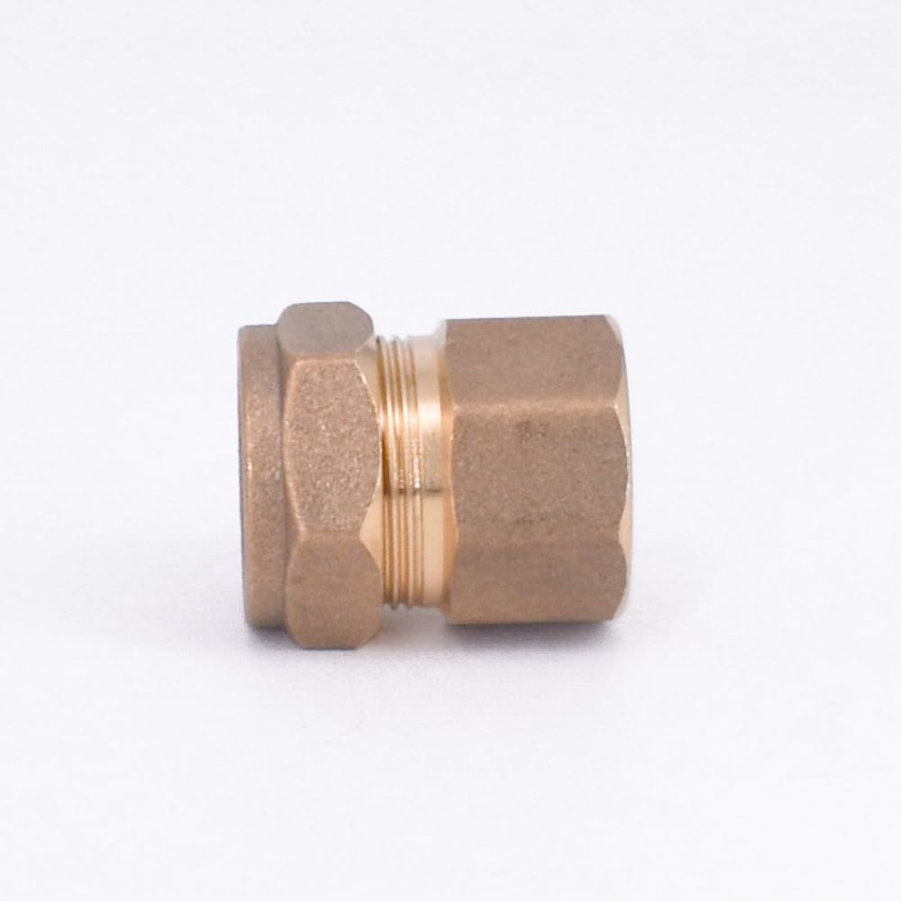 Dopasowana rura OD 22 mm x 1,9 cm żeńska mosiężna złączka zaciskowa złącze wodne paliwo gazowe