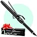 MINT Professional Extra Long Hair Curling Iron 1 1/4 inch | 2-Heater Ceramic Barrel That Stays Hot | 1.25 Inch Hair Iron Curler for Medium to Large Curls | Travel-Ready International Dual Voltage