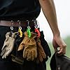 NANHONG 4PCS, Glove Clips for Work Glove Holders, Gloves Clip, Duty Belt Accessories, Gloves Clips for Work, Suitable for Everyday, Outdoor and Construction, Black