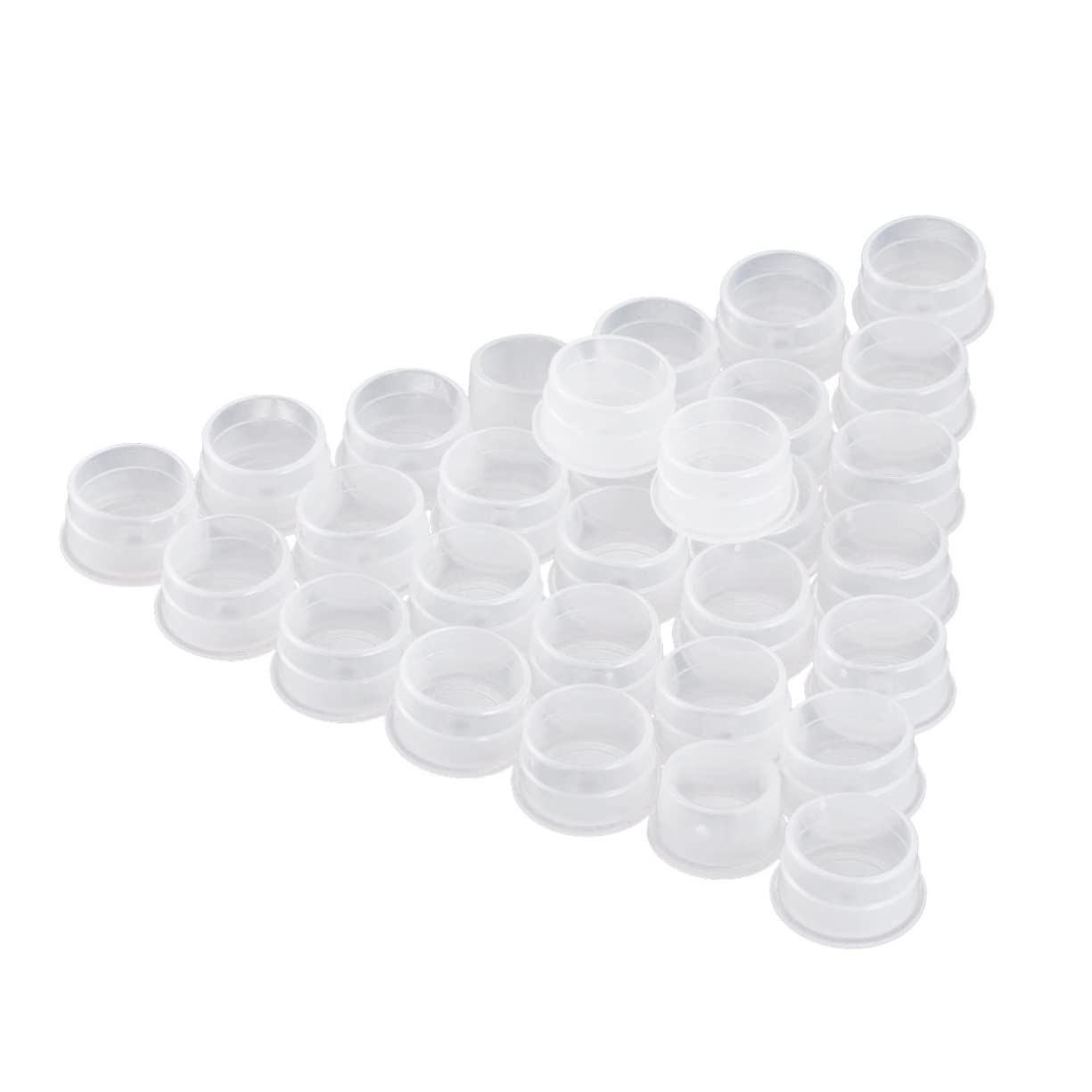 NOLITOY 30 Pieces Pp Plastic Anti-leak Plug Leakproof Seals for Cosmetic Bottles Beverage Cans 20mm Diameter
