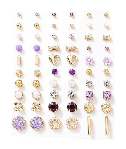 Image of Shining Diva Fashion 30 Pairs Combo Set Stylish Earrings for Women and Girls