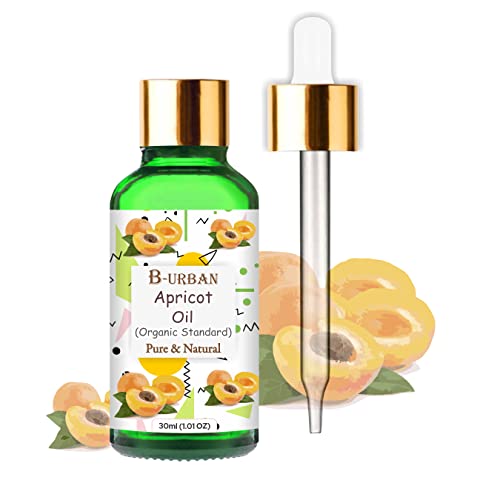 Image of B-URBAN Apricot (Prunus Armeniaca) Oil | 100% Pure & Natural Undiluted Carrier Oil For Skincare & Hair Care- 30ML