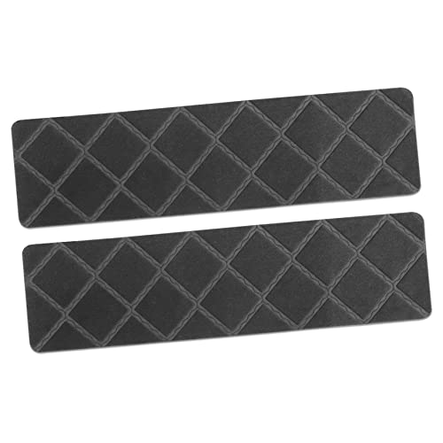 Tapis escalier extérieur antidérapant doux, lot de 4 revêtements confort pour marche bois
