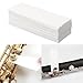 ZUXOCY 100pcs Saxophone Absorbent Paper Care Sheet AntiSticky Button Drying Absorbent Cleaner Papers Easy to Use