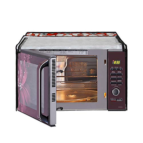 Image of DREAM KING Stylish Design & Printed Microwave Oven Cover Full Closure |waterproof & Dustproof Oven Cover Suitable for All Models - Multicolour SA60