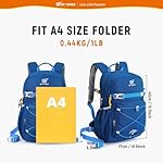 SKYSPER Kids Backpack - 15L Travel Backpacking Small Age 4-6 Ergonomical Design Multi-compartment Breathable Day Pack Preschool Kindergarten Bag - Image 3
