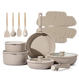 CAROTE 19pcs Pots and Pans Set Non ...