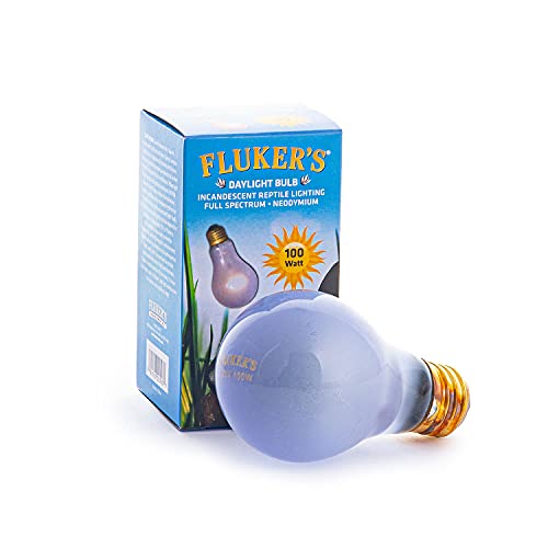 Fluker's Incandescent Reptile Lighting, Full Spectrum Daylight Bulb for Reptiles, Made with Neodymium, Provides Infrared Light, 100-Watt - image 7
