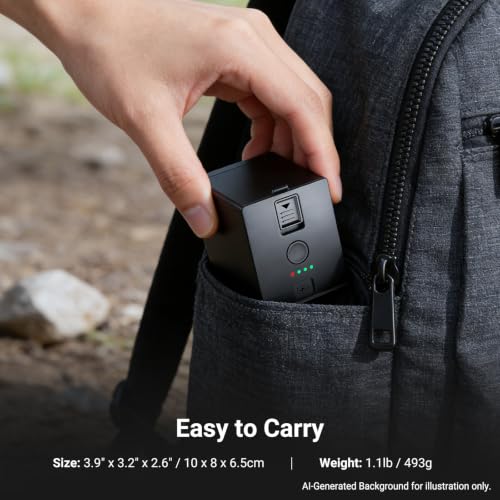 Image of NEEWER Q6 Battery Pack 28.8V /3000mAh for up to 400 Full Power Flashes, Rechargeable Replacement Lithium Battery Q6 600Ws 2.4G TTL Outdoor Studio Flash Strobe Light ONLY, NB-Q6