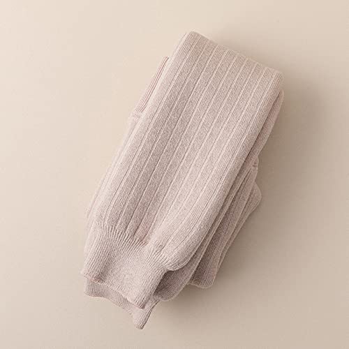 Girls Cotton Knit Tights Toddler Baby Girls Thick Fleece Warm Leggings Stretchy Dress Bottom for Kids Comfy Soft Sweatpants4