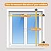 Persilux Cordless Zebra Blinds for Windows Free-Stop Roller Windows Shades (24