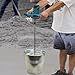 1400W Concrete Mixer, Electric Handheld Cement Mixer 900r/min Max Concrete Mixing Tools Heavy-Duty Construction Concrete Mixer for Feed Glue Putty Cement Blue
