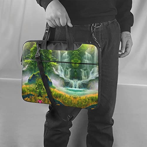 Bolso Tote para Laptop con Estampado Jungle Waterfall miniatura 2