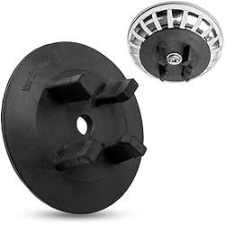 Fregadero Redondo Ikea Sello de Repuesto, 1 ud, Compatible con Sifón de IKEA ATLANT y DOMSJÖ, Pieza de Reemplazo de la Cesta del Colador en Caucho, Negro, Atornillado, Sello y Reparación del Tapón del Fregadero, Accesorio