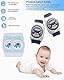 JEXOWIQ 2 Paar knieschoner baby,Atmungsaktiv Anti-Rutsch Elastische Baby Knieschützer Unisex Baby Kleinkinder Knieschützer für 0-24 Monate Jungen und Mädchen