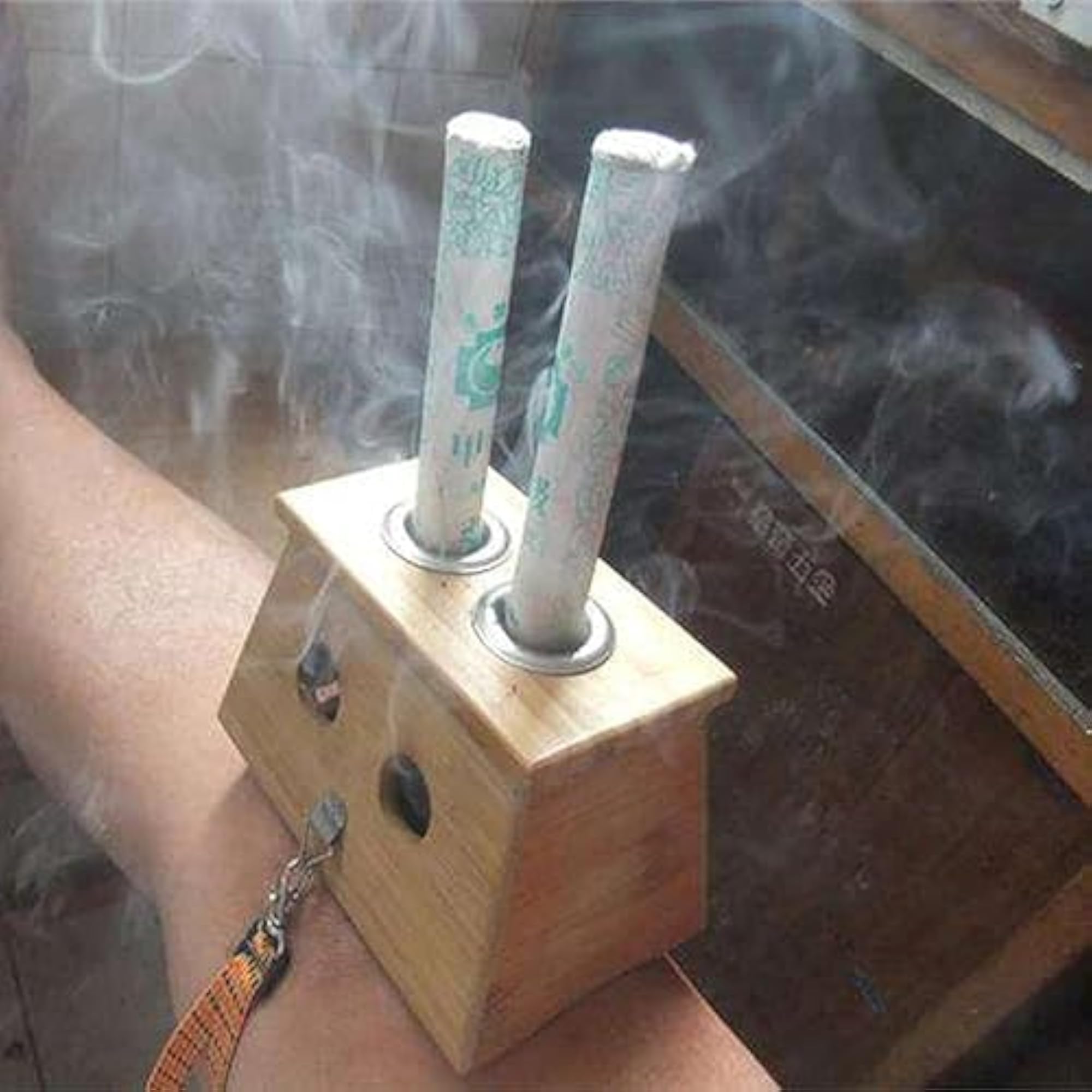 Dr. Choudhary Two Hole Moxa Stand Moxibustion Box