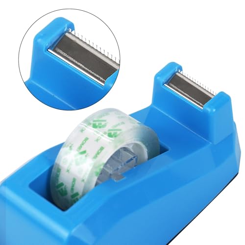 Ruban adhésif transparent à forte adhérence avec mandrin bleu 2,5 cm